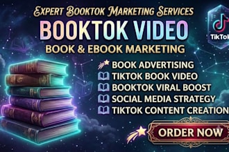 create tiktok book video, tiktok video ads, tiktok book promotion, booktok