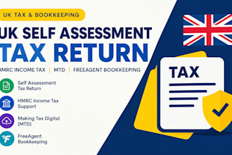 handle UK self assessment tax, hmrc income tax and mtd, freeagent bookkeeping