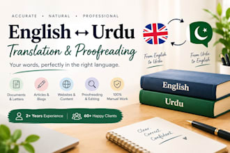 english to urdu manual translation