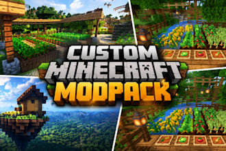 create and fix custom minecraft modpack with mod, quest and gameplay