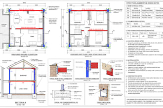 create structural calculations for building regulations loft conversion drawings