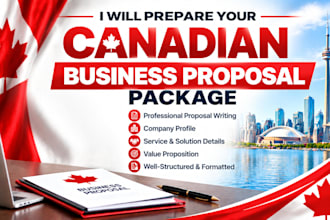 prepare your canadian business proposal package