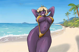 draw your characters, human or anthro, sfw or nsfw