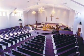design church interior and exterior architecture in 2d and 3d