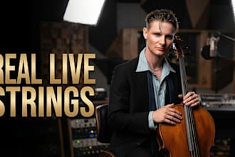 record real live cello, violin, or viola for your track