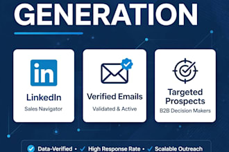 b2b lead generation with linkedin leads and verified email list