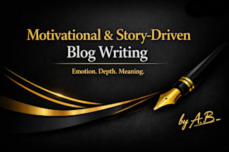 write emotional motivational and story driven content