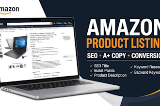 create and optimize your amazon product listing