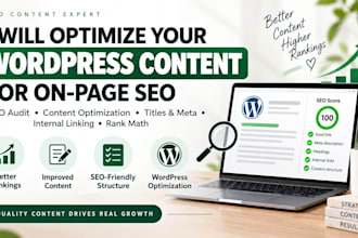 optimize your wordpress content for on page SEO