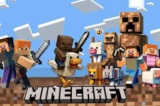 design minecraft skin, game character design, game art, illustration, game mods