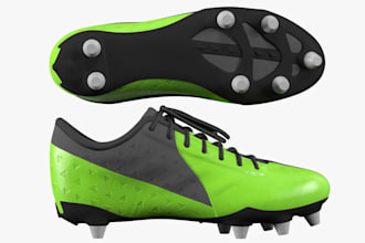 design custom 3d football cleats, soccer boots and sports footwear
