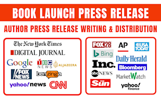 distribute book launch press release, write book launch pr, kdp book promotion