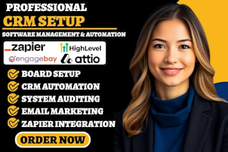 do attio CRM automation gohighlevel engagebay email marketing zapier integration