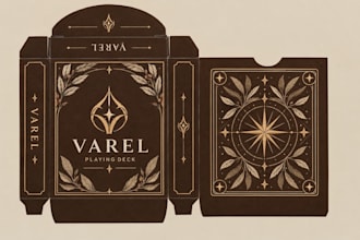 illustrate card game packaging, card game box, mpc tuck box, rigid magnetic box