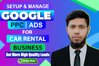run google ads for car rental business to generate leads and bookings