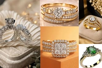 design 3d cad jewelry, engagement rings, engraved pendants, bracelet in rhino 3d