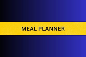 be your meal planner