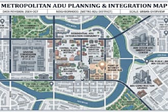 create a custom location, city or neighborhood vector map