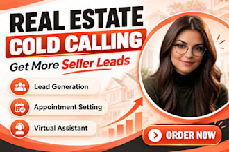 be your real estate cold caller, janitorial calls, lead generation, hvac leads