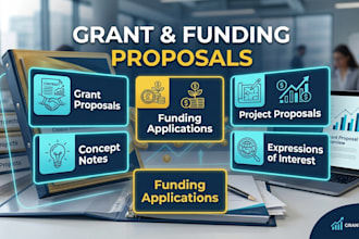 write professional grant proposals and funding applications