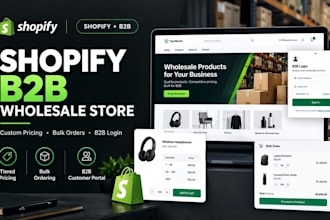 build shopify b2b wholesale store integration for manufacturers