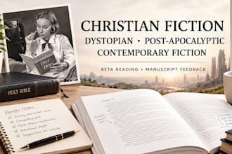 beta read your christian fiction, dystopian or contemporary fiction