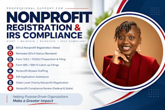 do 501c3 non profit registration, church, ngo, reinstate 501c3, file form 1023ez