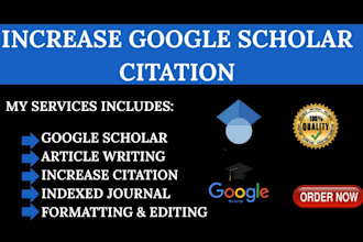 increase google scholar citations, backdate citation, and indexed journal