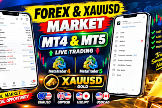 provide mt4 and mt5 forex and xauusd market