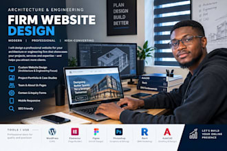 create professional architecture and engineering firm website design