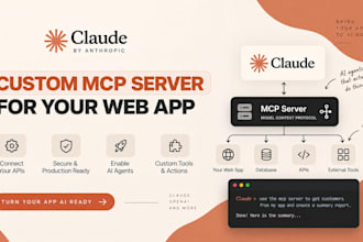 build a custom mcp server for your web app