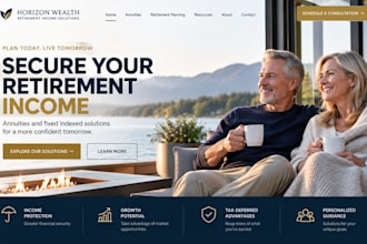 build squarespace annuity website fixed indexed site annuity retirement income