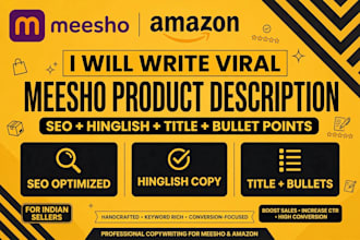 write viral product description in english and hinglish for meesho amazon