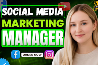 be your social media manager for growth and content