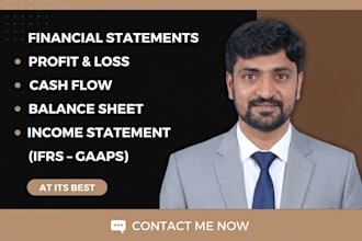 prepare financial statements, profit and loss, income statement