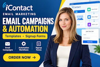 setup icontact email campaigns email templates email automation signup forms