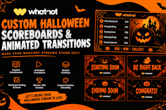 design whatnot halloween custom scoreboards animated transitions
