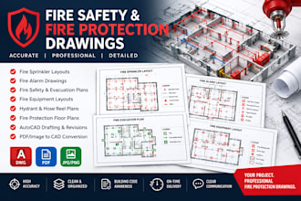 design professional fire safety and fire protection drawings