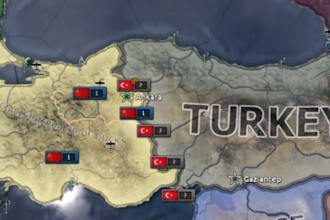 create a custom hoi4 mod with focus trees, decision, portraits and events
