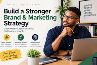 create a brand strategy and marketing strategy for business owners