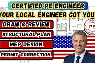 draw review and prepare deck plan, garage conversion to adu permit drawing in ca