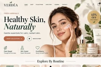 redesign cosmetic website esthetician website skincare website aesthetic website