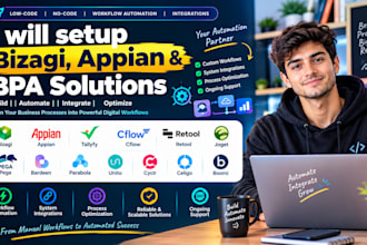 setup bonita outsystems bubble appsheet process street quickbase creatio