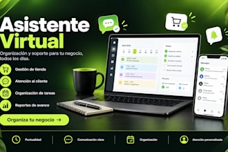 seré tu asistente virtual confiable y organizado