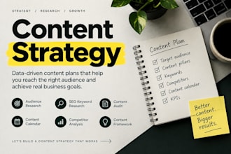 create a strategic content plan with ideas that drive growth