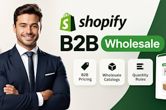 create shopify b2b wholesale pricing, catalogs and quantity rules
