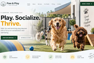 build squarespace dog daycare website doggie daycare websit puppy socialization