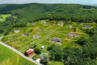 residential site subdivision layout, real estate photomontage renders