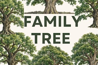 create a professional family tree family history