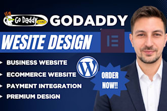 build godaddy website design godaddy website redesign godaddy development